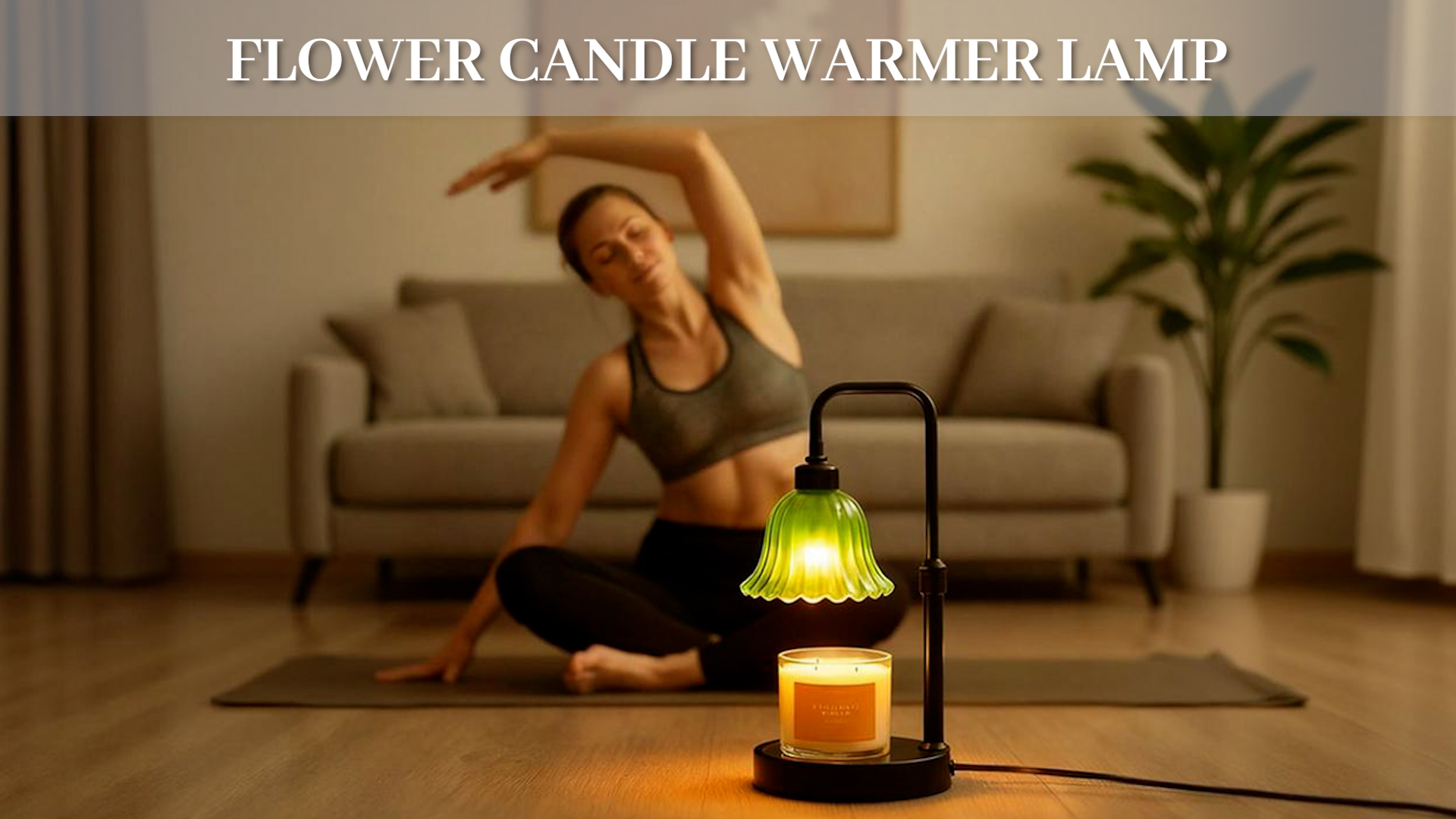 Amazon.com: DomeStar Flower Candle Warmer Lamp, Adjustable Height